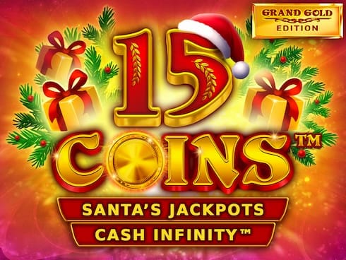15 Coins Grand Gold Edition Santas Jackpots game screenshot